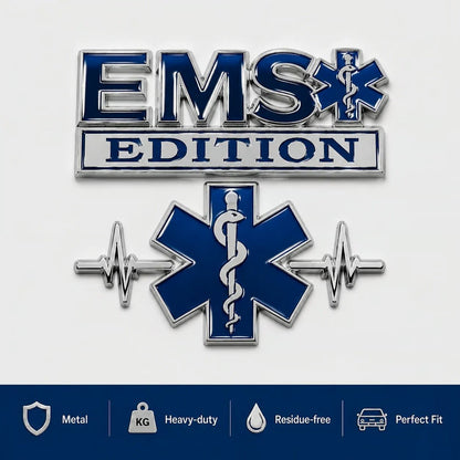 RapidResponse – EMS Metal Vehicle Badge – BUY 1 Emblem