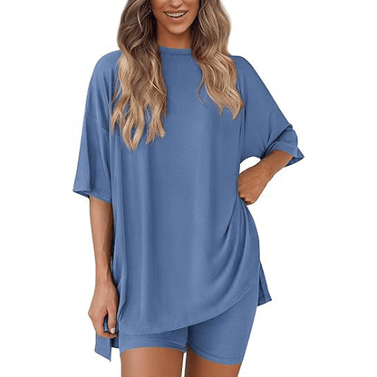 PureRelax – Two-Piece Casual Set – Blue / M