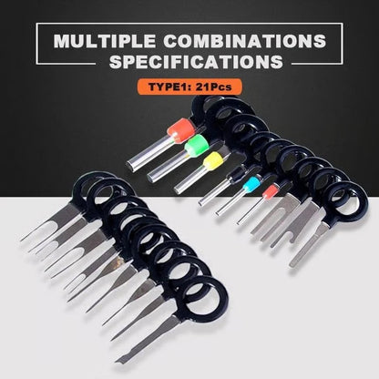 WireEase – Professional Terminal Removal Tool Kit – 21 PCS SET