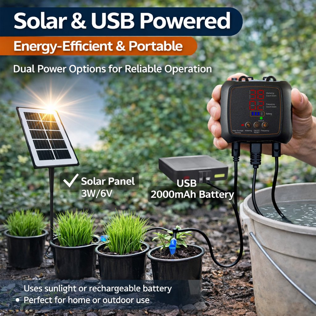 12-Plant Solar Drip Irrigation Kit – image 3