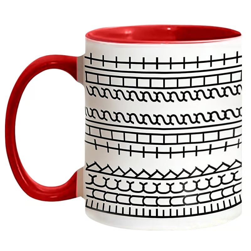 ZeroCare – Ceramic Coffee Mug – Red