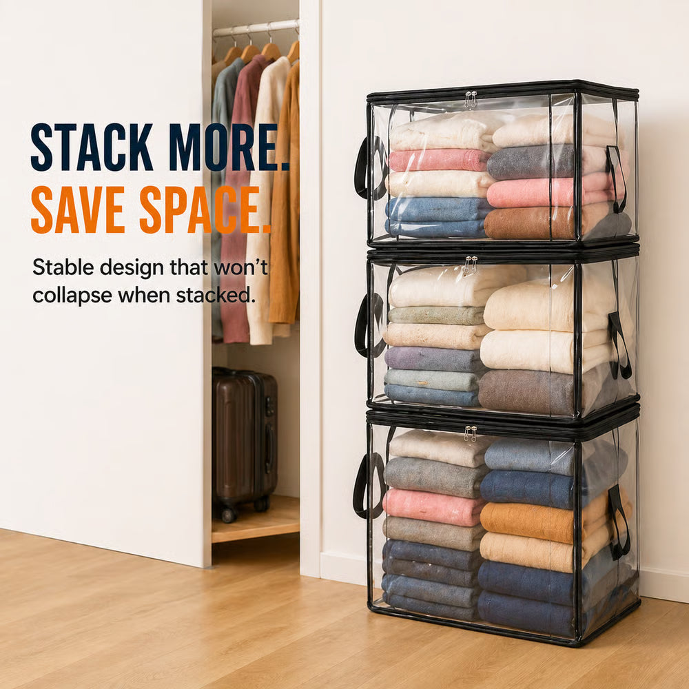 MegaPackPro – Large Heavy Duty Clear Storage Bag – image 6