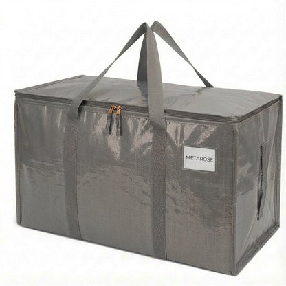 24 Gallon Extra Large Heavy Duty Foldable Moving Bags – Grey