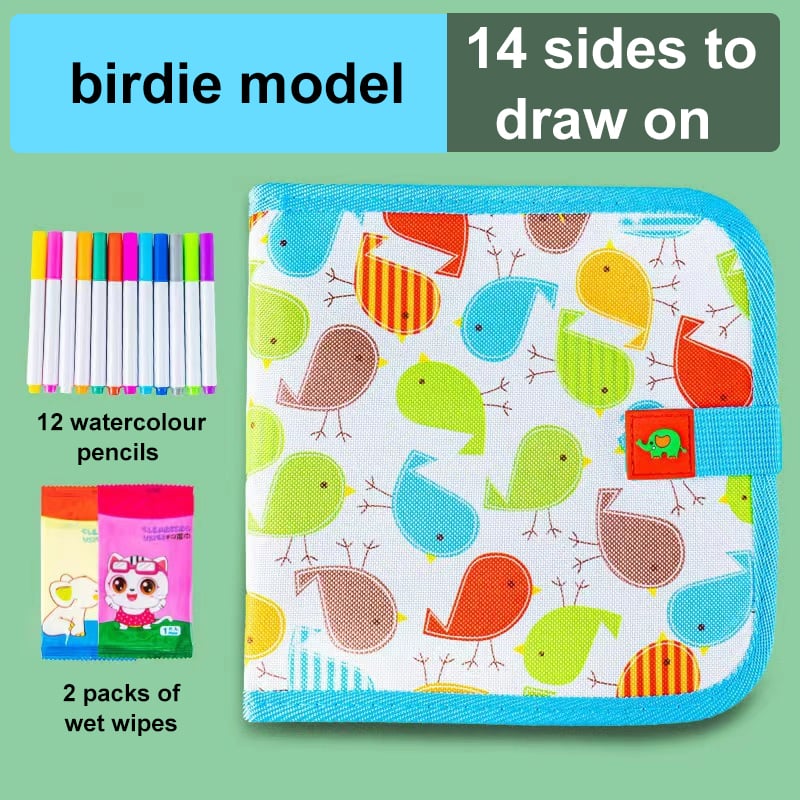 MagicDino Sketch Book – Water Reveal Activity Set – Bird