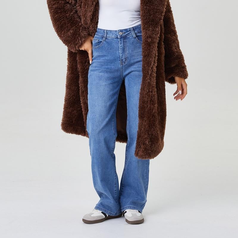 ShapeDenim – Vintage Wash Straight-Leg Jeans – image 3