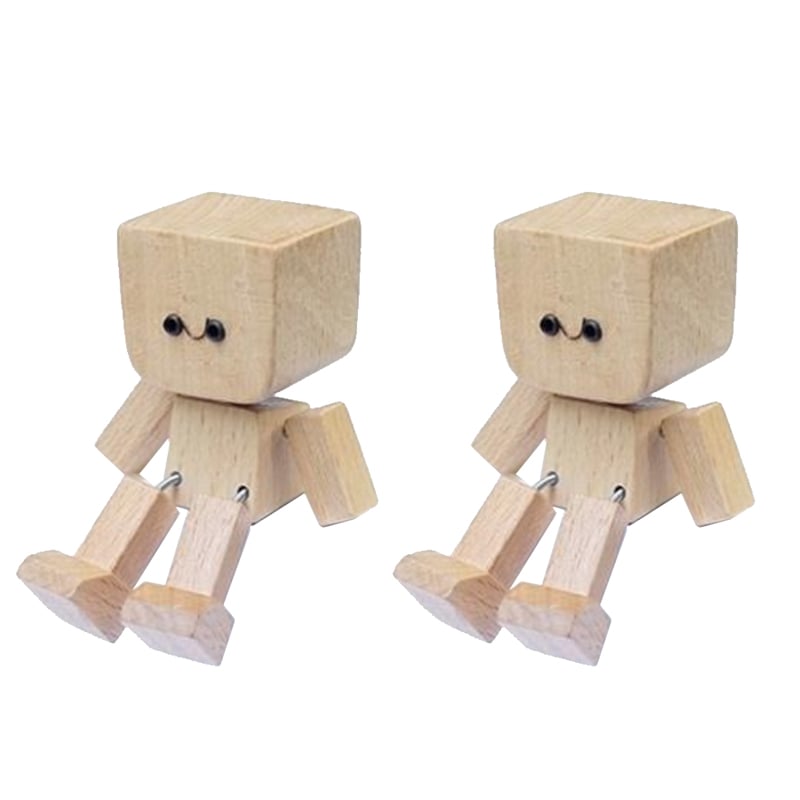 Nod & Wiggle – Lively Wooden Companion – 2 sets (with 24 expression accessories)