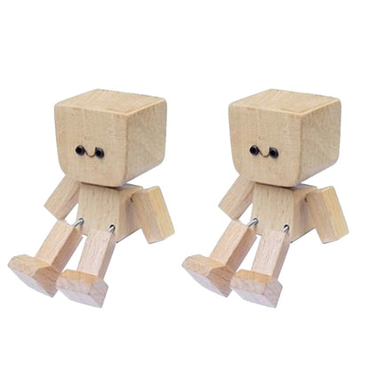 Nod & Wiggle – Lively Wooden Companion – 2 sets (with 24 expression accessories)
