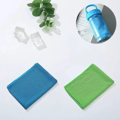 ChillWrap – Rapid Cooling Towel – Green / Blue