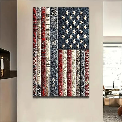 DiamondCraft – American Flag DIY 5D Diamond Painting Kit – image 9
