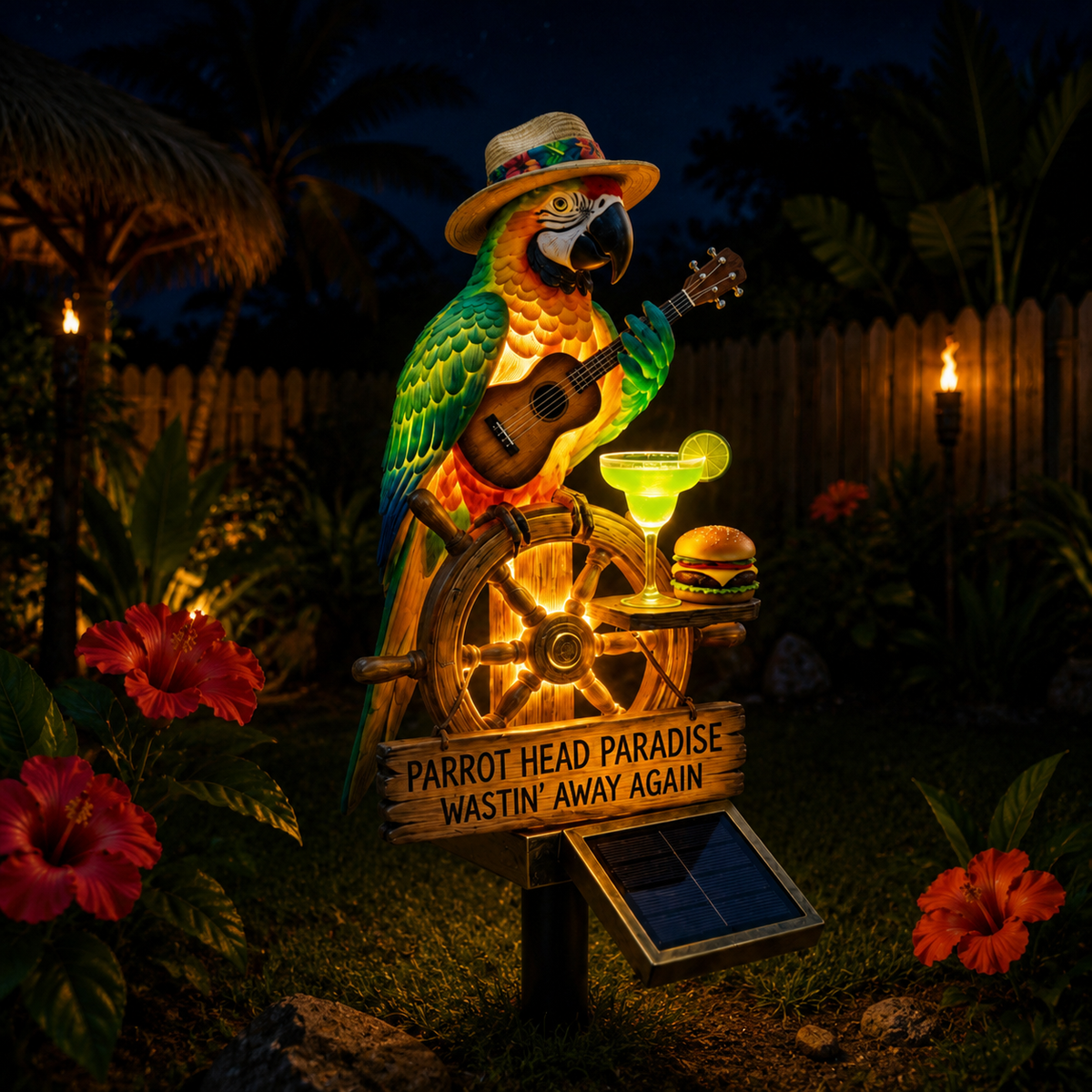 NatureGlow – Solar Illuminated Parrot Garden Decor – image 2