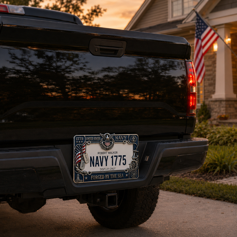 PatriotShield – U.S. Navy Heritage Sea Plate Frame – image 3