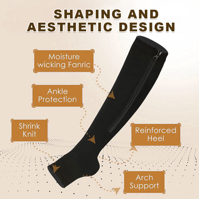 ZipFit – Sports Zipper Compression Socks – image 5