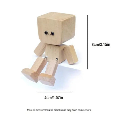 WoodyBuddy | Cute Wooden Bobblehead Dashboard Decor – image 10