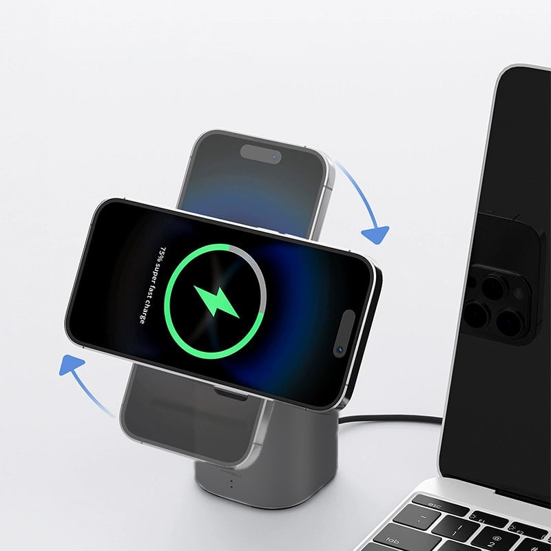 PowerBeat Dock – Magnetic Wireless Charger & Speaker – image 4