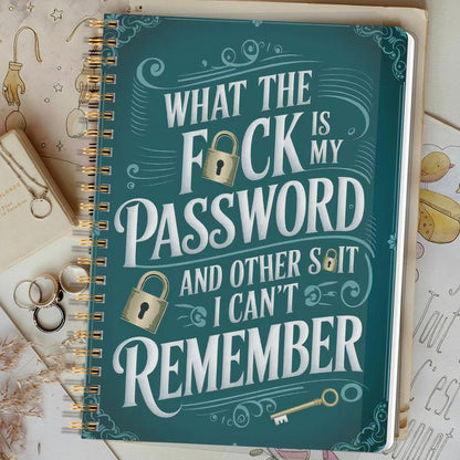 KeyMemo – Humorous Password Keeper Book – Green / Buy 1