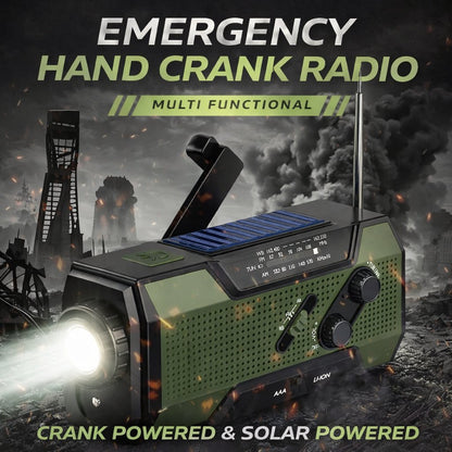 PowerCast Elite – 4-in-1 Emergency Radio – Green / Buy 1