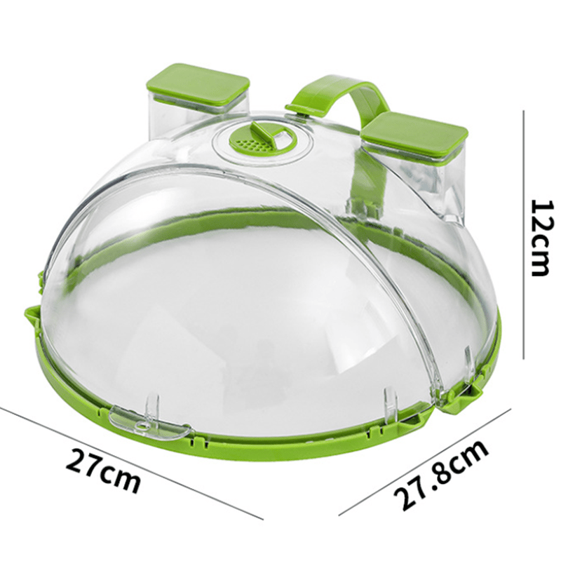 SafeHeat – Microwave Splash-Proof Food Cover – New Release: Water-Injectable Expandable Drainage Version