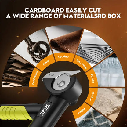 Cordless Electric Scissors for Fabric, Leather & Crafts, Easy Cutting Tool – image 2