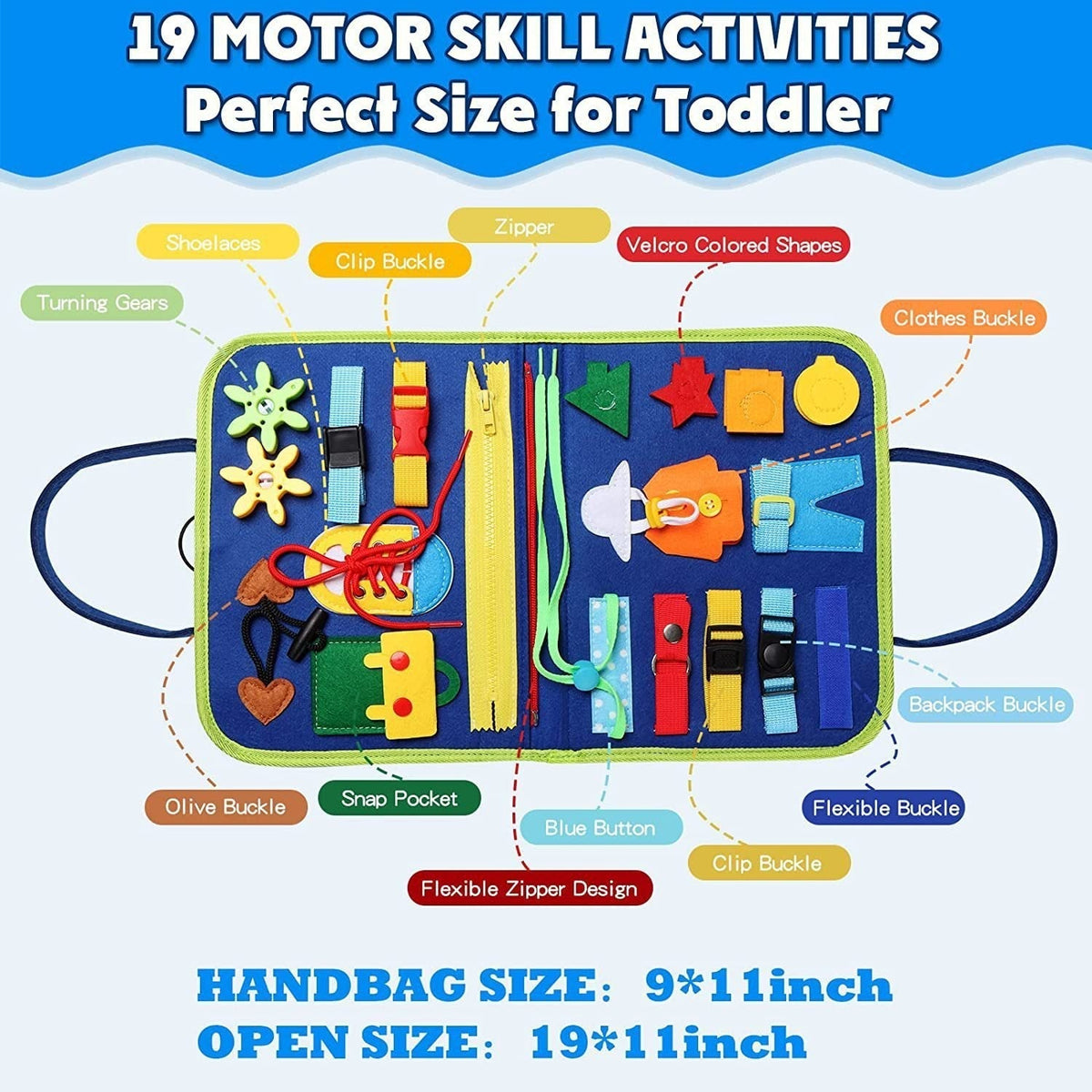 LittleLogic – Montessori Busy Play Board – image 9