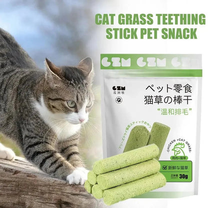PurrChew – Natural Cat Grass Chew Sticks – BUY 3 GET 2 FREE！