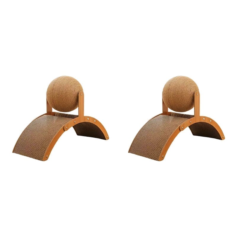 ClawSphere – Cat Scratching Ball Stand Toy – 2 pcs