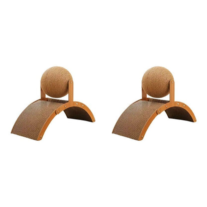 ClawSphere – Cat Scratching Ball Stand Toy – 2 pcs