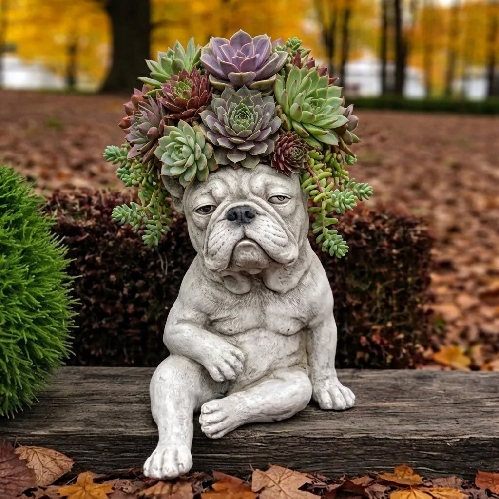 BullyPot - Decorative Dog Planter – D