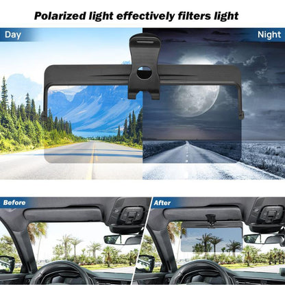DriveShade X – Anti-Glare Visor Extender Lens – image 2