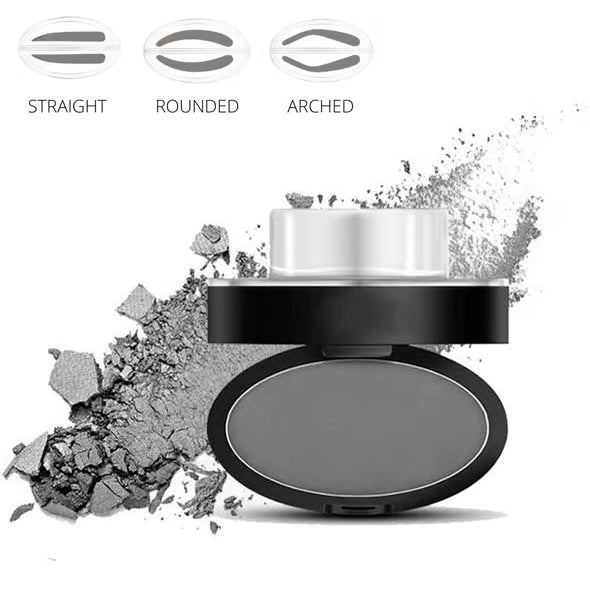 TitanDefine – Waterproof High-Dimension Brow Stamp – STRAIGHT / BRIGHT GRAY