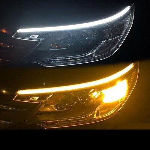 FlowBlink – LED Flow Type Car Signal Light – White to yellow light (1 Pair)