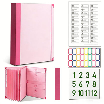 DocuEase – Portable File Organizer – Pink / Buy 1