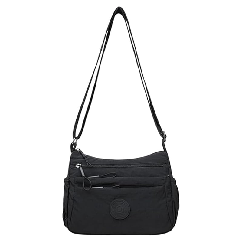 PocketPro – Multi-Compartment Crossbody Bag – Black