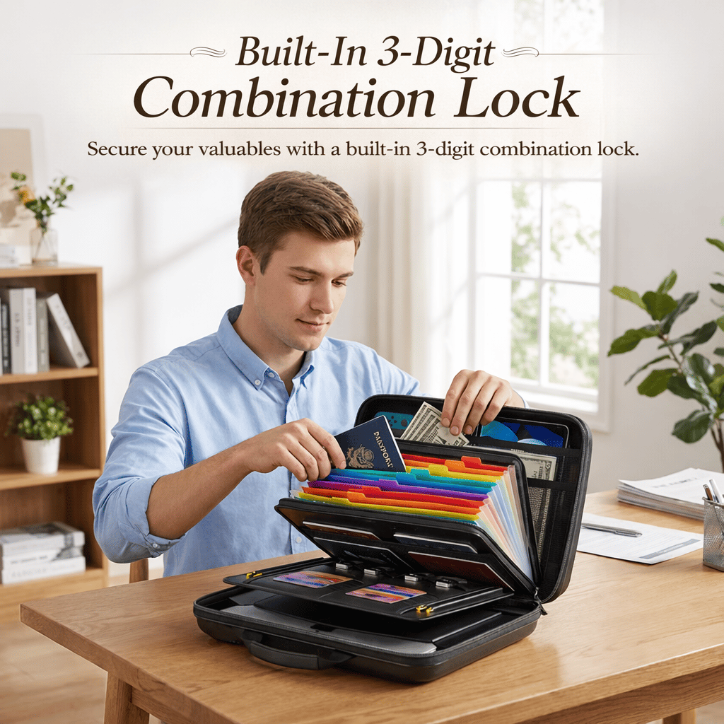 FileFort – Combination Lock Document Organizer – image 7