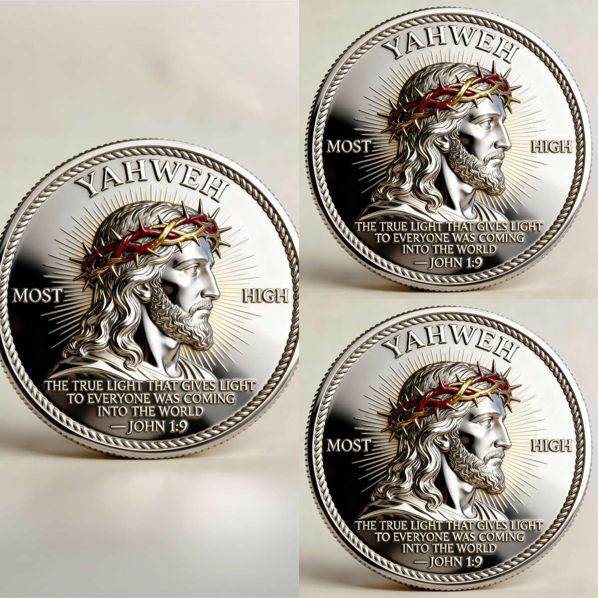 SacredShine – Divine Light Coin – BUY 2 GET 1 FREE(3 Coins-Hot Sale)