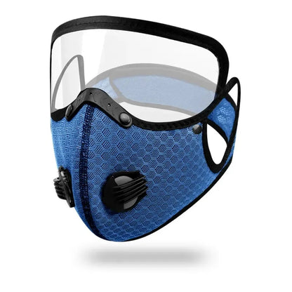 AirGuard – Reusable Carbon Filter Dust Mask – Lake Blue