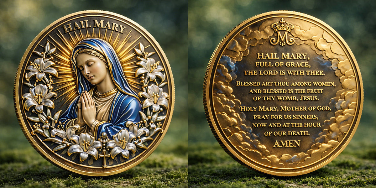 HeavenlyGrace – Catholic Challenge Coin – NO / Buy 1