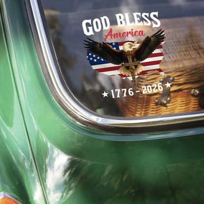 LibertyFlight – God Bless America Eagle Window Sticker – image 4