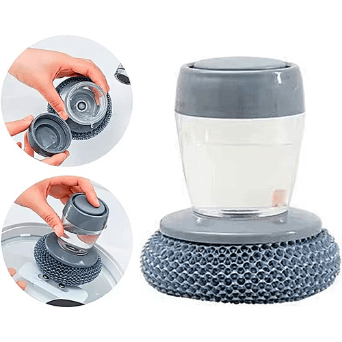 CleanMate - Ergonomic Soap-Release Kitchen Scrubber – 1PC