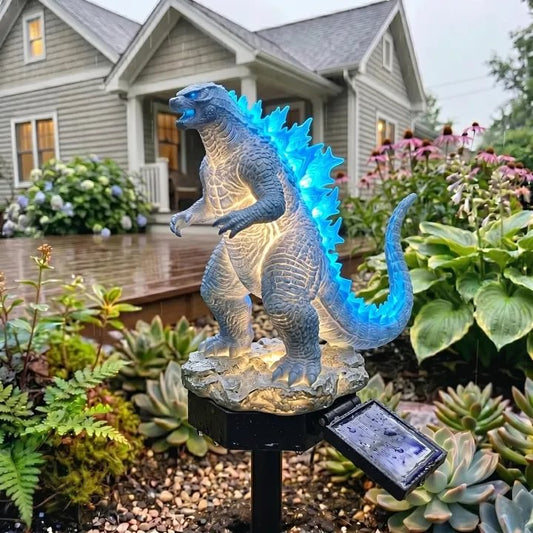 TitanFlame – LED Solar Monster Garden Light – Kaiju King