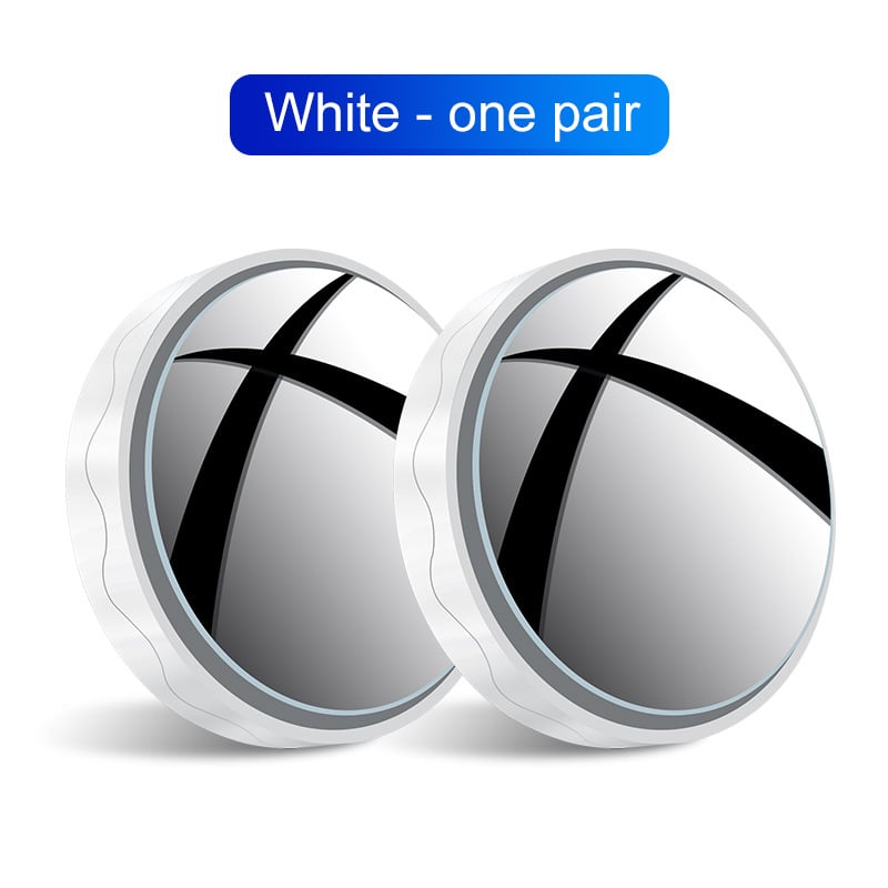 DriveSafe – Wide Angle Car Blind Spot Mirror – White - one pair