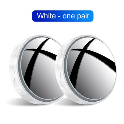 DriveSafe – Wide Angle Car Blind Spot Mirror – White - one pair