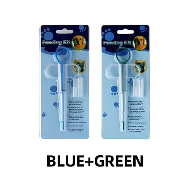 EasyPill – Gentle Pet Medication Dispenser – Green / Blue