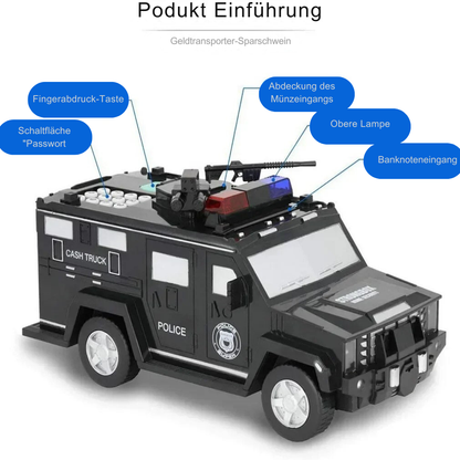 Armored Car Money Saving Box, Electronic Piggy Bank for Boys & Girls – image 2