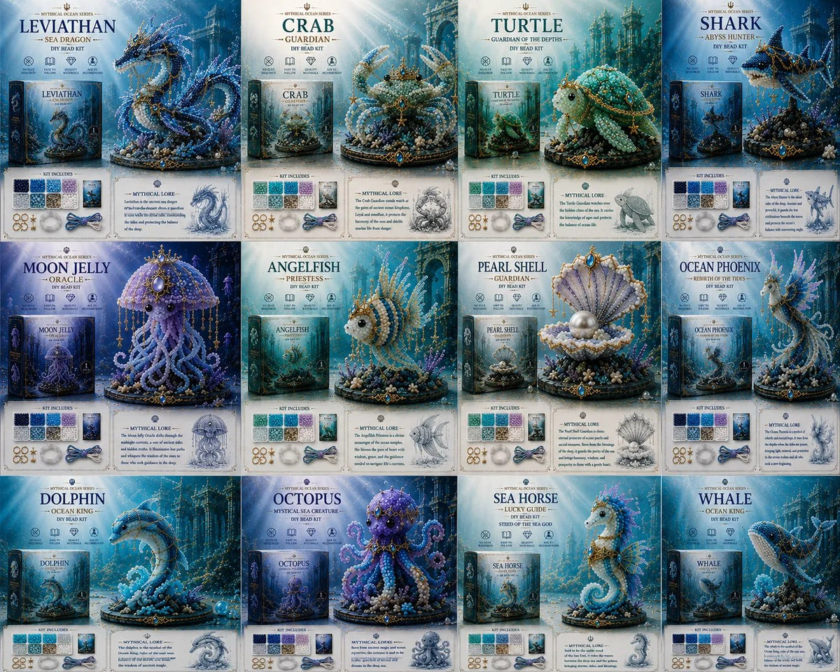 SeaSpark – Mythical Ocean Craft Bead Set – image 15