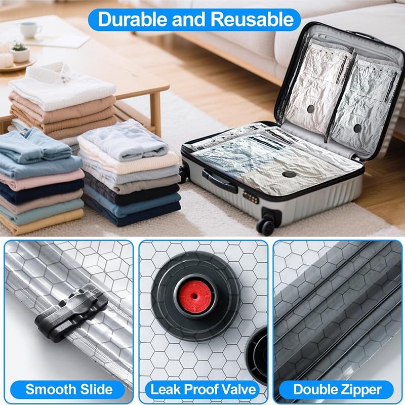 PackEase – Cordless Travel Storage Vacuum Bags – image 8