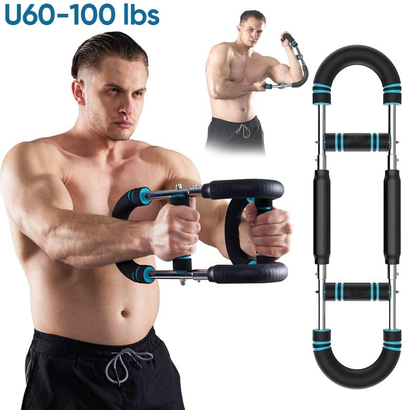 CoreTwist – Full Upper Body Strength Training Tool – Black & Blue - Strength approx 60-100lbs For Fitness Enthusiasts