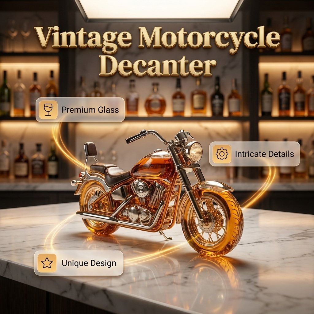 HighwayLegend – Motorcycle Display Decanter – image 2