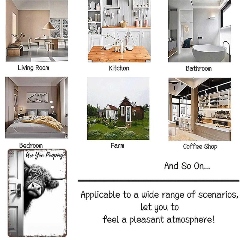 Rustic Chuckles - Quirky Highland Cow Decor – image 5