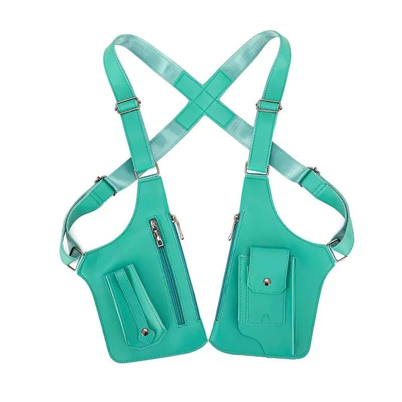 StreetVest – Tactical Shoulder Bag – Emerald blue