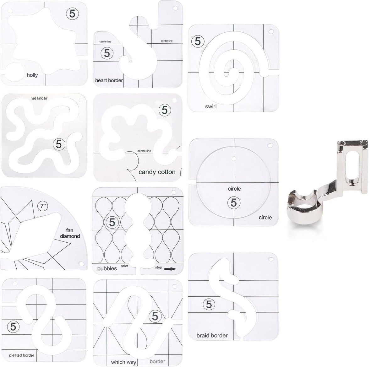 StitchGuide – Free Motion Garment Ruler Set – image 3